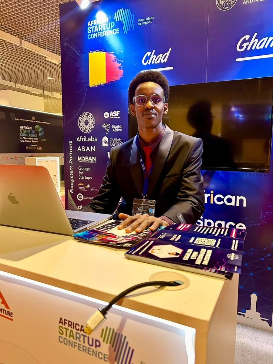 Au stand du Tchad à l'African Startup Conference 2023
